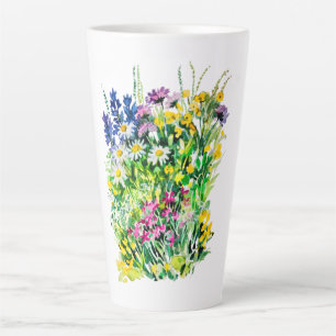 zomerbloemen latte mok