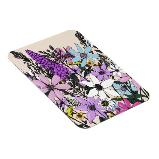 Zomerbloemen Magneet (Rechterzijde)