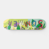 zomerbloemen persoonlijk skateboard (Horizontaal)
