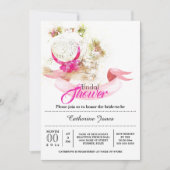 Zomerbloemen pet Toscaans vrijgezellenfeest Kaart (Voorkant)