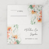 Zomerbloemen Plaatskaartje (Buitenkant ongevouwen)