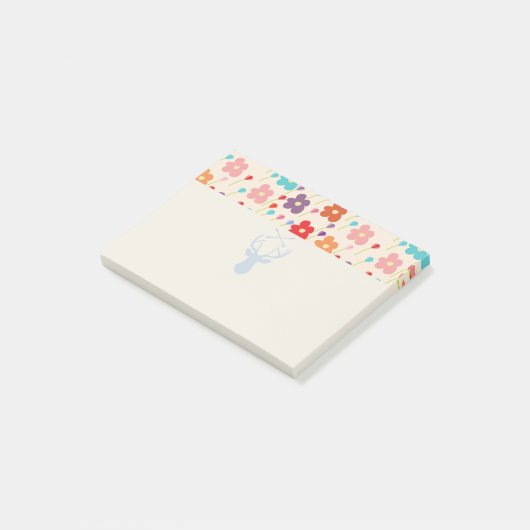 zomerbloemen post-it® notes (Schuin)