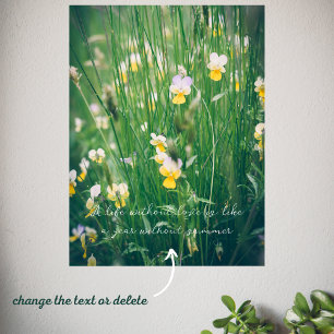 Zomerbloemen Poster