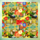 Zomerbloemen Raamsticker (Vel 3)