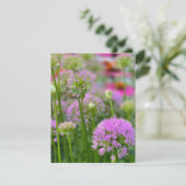 Zomerbloemen RSVP Kaartje (Staand voorkant)