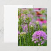 Zomerbloemen RSVP Kaartje (Voorkant / Achterkant)