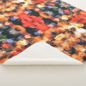 ZOMERBLOEMEN SHERPA DEKEN (3/4)