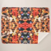 ZOMERBLOEMEN SHERPA DEKEN (Voorkant (horizontaal))