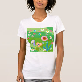 zomerbloemen t-shirt