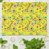 zomerbloemen theedoek (Gevouwen)