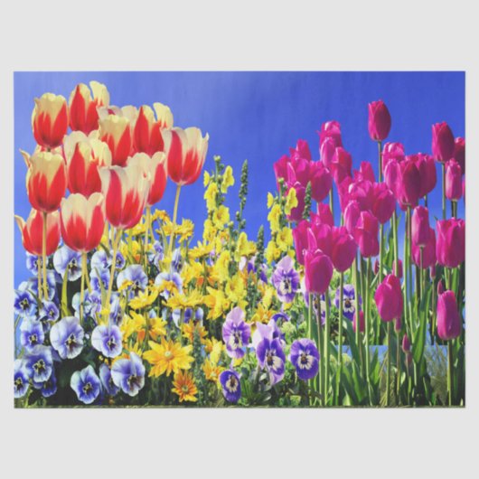 Zomerbloemen Tissuepapier (Voorkant)