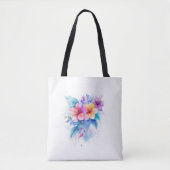 zomerbloemen tote bag (Voorkant)