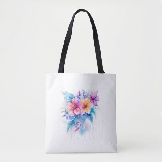 zomerbloemen tote bag (Voorkant)