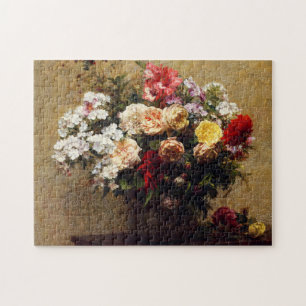  zomerbloemen van Henri Fantin-Latour Legpuzzel