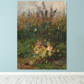 Zomerbloemen van het veld canvas afdruk (Insitu (Houten vloer))