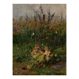 Zomerbloemen van het veld perfect poster