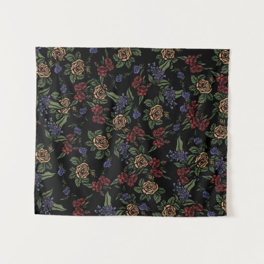  zomerbloemen wandkleed (Voorkant (horizontaal))