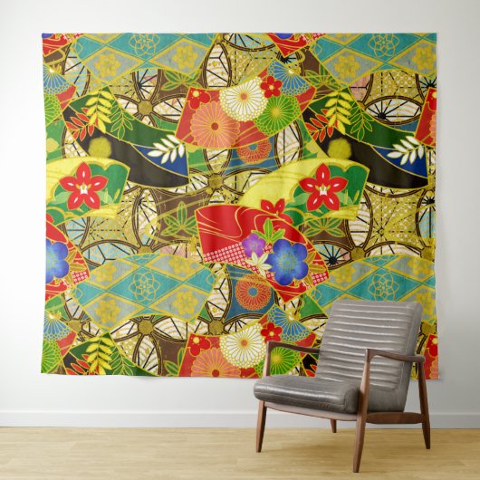 Zomerbloemen Wandkleed (In Situ (horizontaal))