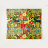 Zomerbloemen Wandkleed (Voorkant (horizontaal))