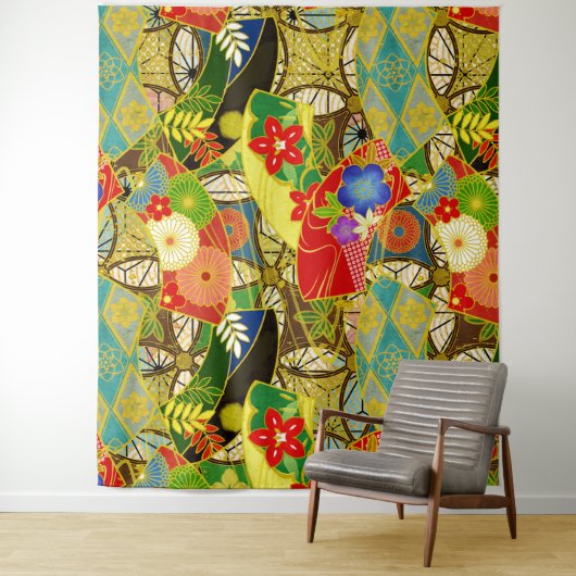 Zomerbloemen Wandkleed (In situ)