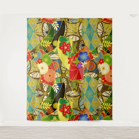 Zomerbloemen Wandkleed (Voorkant)