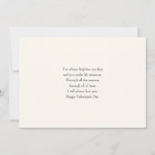 Zomerbloemenboeket grillige Boho Valentijns's Kaart (Achterkant)