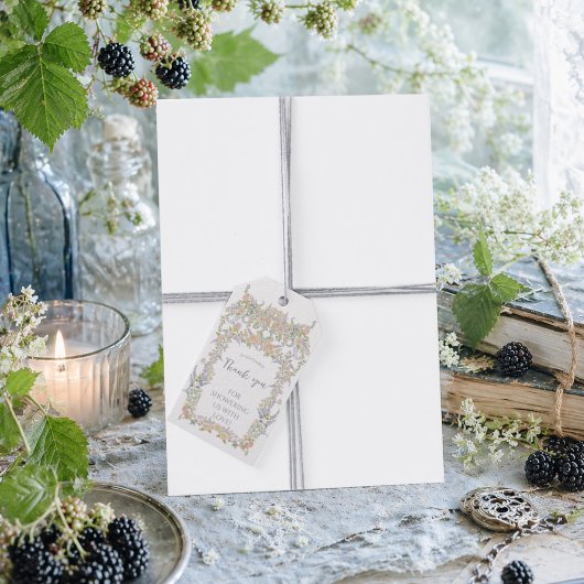 Zomerbloementuin Cadeaulabel