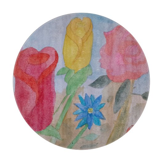 Zomerbloementuin Snijplank (Voorkant)