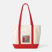 Zomerbloementuin Tote Bag (Achterkant)