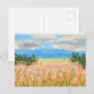 Zomerbloemenveld Briefkaart