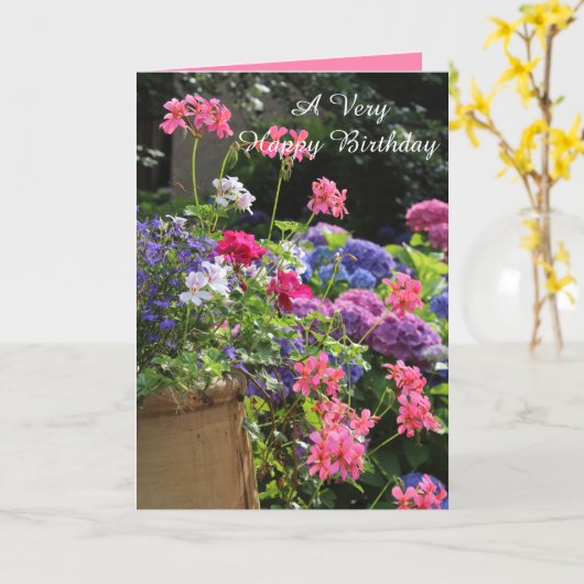  zomerbloemigen in een haven kaart (Gele Bloem)