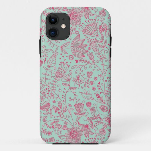 Zomerbloempatroon Case-Mate iPhone Case (Achterkant)