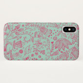Zomerbloempatroon Case-Mate iPhone Case (Achterkant (horizontaal))