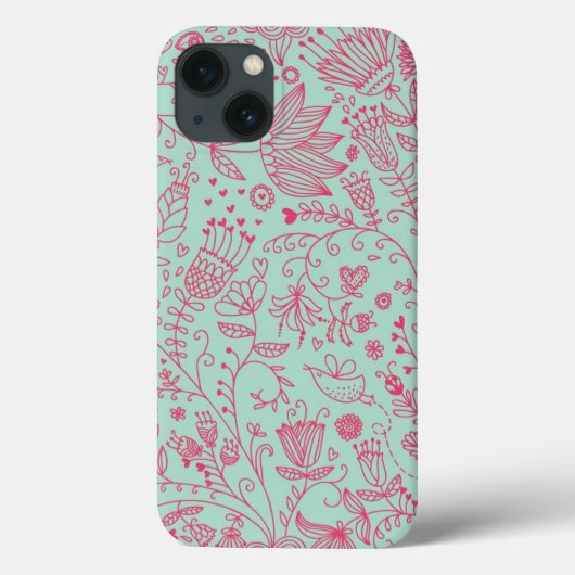 Zomerbloempatroon Case-Mate iPhone Case (Achterkant)