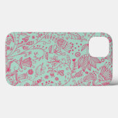 Zomerbloempatroon Case-Mate iPhone Case (Achterkant (horizontaal))