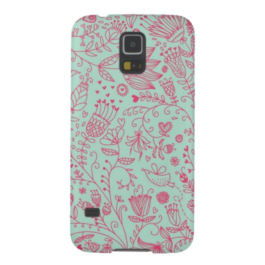 Zomerbloempatroon Case-Mate Samsung Galaxy Hoesje (Achterkant)