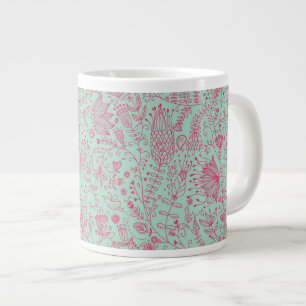 Zomerbloempatroon Grote Koffiekop