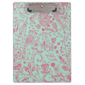 Zomerbloempatroon Klembord (Voorkant)