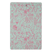 Zomerbloempatroon Mini Klembord (Achterkant)