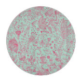 Zomerbloempatroon Snijplank (Voorkant)