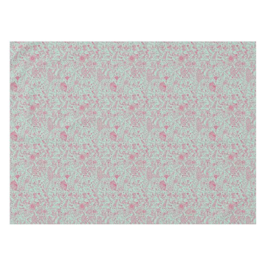Zomerbloempatroon Tafelkleed (Voorkant (Horizontaal))