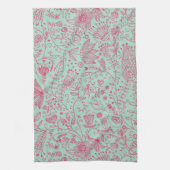 Zomerbloempatroon Theedoek (Verticaal)