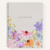 Zomerbloesem Bloemen Notitieboek (Voorkant)