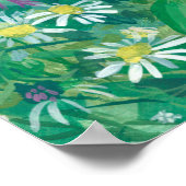 Zomerbloesem Wildbloemen Meadow Bloemen Bloemen Bl Poster (Hoek)