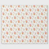 Zomerbloesems Bloemenpatroon Cadeaupapier (Vlak)