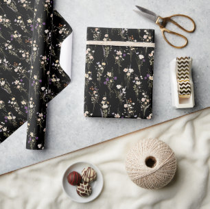 Zomerboeketten van wilde bloemen cadeaupapier
