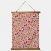 zomerboho wildbloem pampasgras hangend wandkleed (Voorkant)