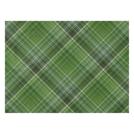 Zomerbomen groen en wit geplakt tafelkleed (Voorkant (Horizontaal))