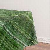 Zomerbomen groen en wit geplakt tafelkleed (Voorbeeld)
