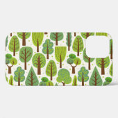 Zomerbomen: groen naadloos patroon Case-Mate iPhone case (Achterkant (horizontaal))